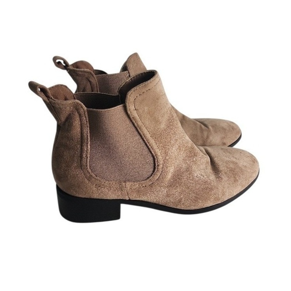 Forever 21 Chelsea Boots Womens 8 Tan Suede Ankle Booties Fall Casual Western